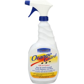 Orange Guard Home Pest Control Spray with D-Limonene | All-Natural Food Grade Orange Peel Oil for Bugs, Ants, Roaches, Fleas, Palmettos and Silverfish - 32oz