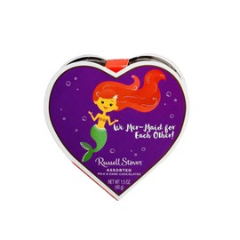 Russell Stove Assorted Chocolates Milk Dark Heart Chocolate 1.5 oz/43gm