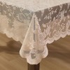 HLC.ME Harper Floral Lace Fabric Tablecloth, Lace Fabric Table Cloth