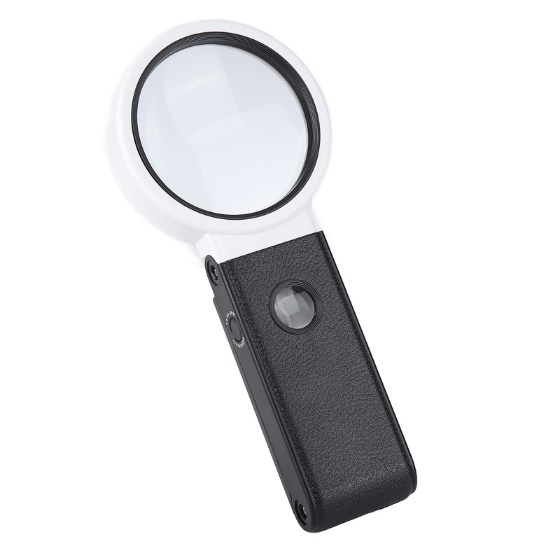TH‑7018A Multifunctional Magnifier with LED Light Handheld Foldable Magnifying Glass