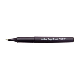 Artline Ergoline 0.7mm Fine Rollerball Pen - Black [Pack of 12]