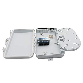 4 Core FTTH Fiber Distribution Box, 4 Port Fiber Distribution Box Splitter Box YOUCHENG, for SC, FC, E2000 Adapters
