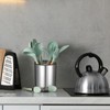 QUARKZMAN Kitchen Utensils Holder Stainless Steel 360° Rotatable Cylinder Divider