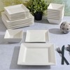 Gibson Home Zen Buffet Hard Square Porcelain Chip and Scratch