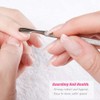 2Pcs Cuticle Clipper Tools Cuticle Cutter Cuticle Pusher Professional Nipper
