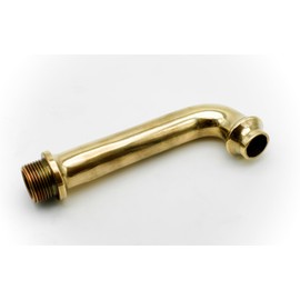 L'Artistica F.LLI PERINCIOLI | Continuous Spout Connection 3/4 Inch M, Brass Spout for Column or Wall Fountain, 60 x 155 mm