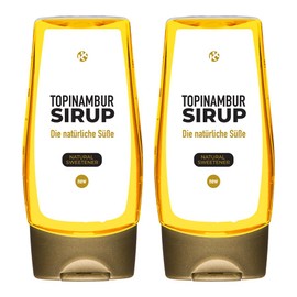 Syrup without added sugar Jerusalem artichoke, 2 bottles, Wwwenig carbohydrates, vegan sweetener from earth pear, for breakfast, children and adults
