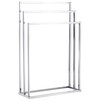 MyGift Freestanding Towel Rack, 3 Tier Metal Towel Bar Stand,