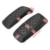 HDBUBALUS White Hard Saddle Bag Lid Bra Covers For Harley