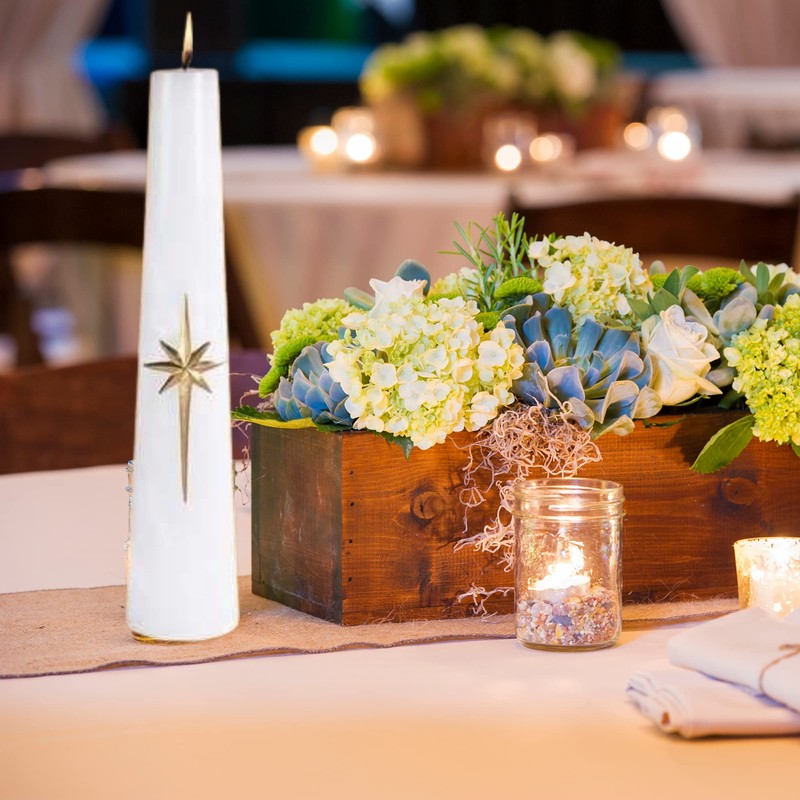 Candle - Bright Morning Star Conical Candle - 3 x