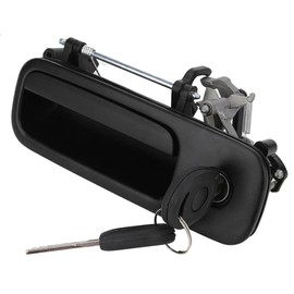 1J6827565B Tailgate Handle Lock + 2x Keys, Tailgate Handle with Lock Tailgate Handle Replacement for 2006-2014 Golf 4 1J1 1J5 Lupo 6X1 6E1 Polo 6N2 Transporter T5 T6 Ca-dd-y III 1J6827565A