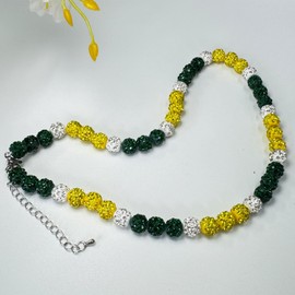 COGU Baseball Ice Necklace (OAK_Green/Yellow/White)