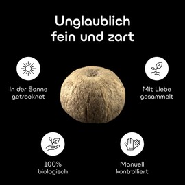 Pepper Field Kampot Pepper White 250 g - White Peppercorns - 100% Real White Pepper from Kampot, Cambodia PGI - White Pepper Whole - Pepper for Mill and Pepper Mill for Grinding
