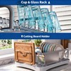 Godboat Dish Drying Rack -304 Stainless Steel Dish Rack for