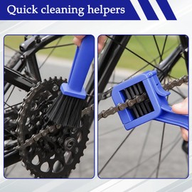 CIYOJA 4-Sided Motorcycle Chain Brush: Bike Chain Cleaner Tool, Chain Scrubber for Dirt Bike Maintenance, Bicycle Gear Cleaning, Motorcycle Chain Cleaning Kit