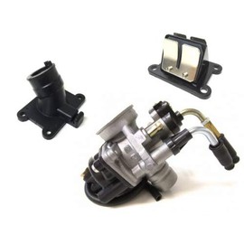 17.5 mm Tuning Carburettor Intake Manifold Membrane Block Set Suitable for Minarelli AM6 Aprilia Rieju Beta