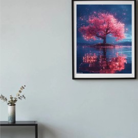 WUIVCTR Paint by Numbers Kit DIY Canvas Painting Set for Adults Kids Home Decor Gift DIY