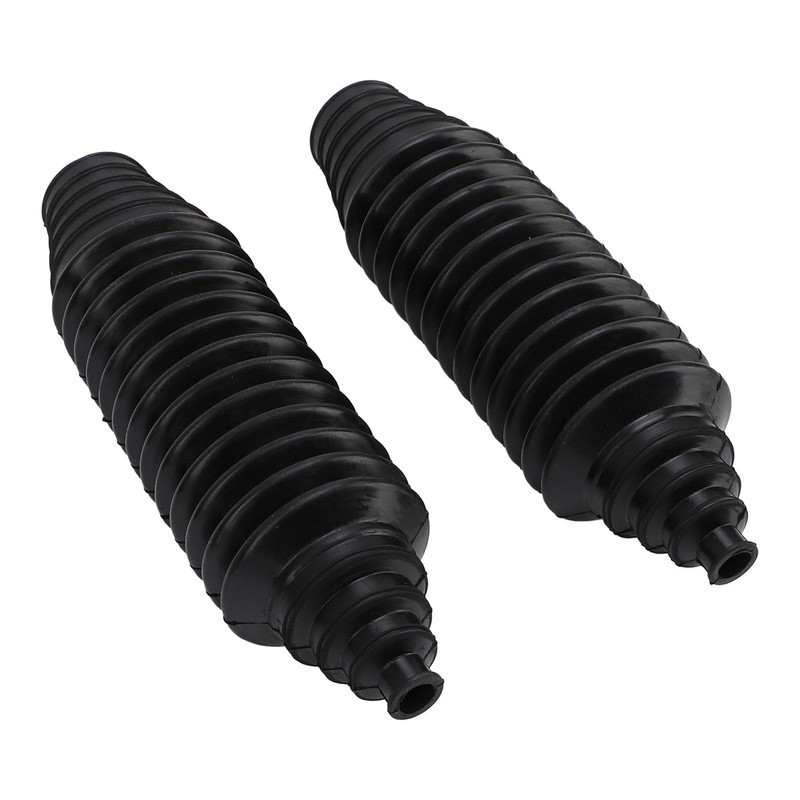 1 Pair Front Steering Bellows Abrasion Resistant Rubber Steering Gear