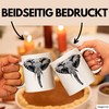 Elefant Tier Tasse Geschenk Lustige Geschenkidee Spruch (Weiß)