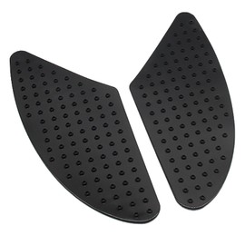 GisWell 1 Pair Motorcycle Tank Pad, Motorcycle Tank Pads, Black Motorcycle Sticker Tank Side, Motorcycle Tank Sticker, with Double Sided Nano Tape, for Yamaha for Kawasaki for Triumph for Honda