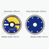 DYJAGYO Super Thin Ceramic Tile Cutting Discs, Diamond Cutting Wheel