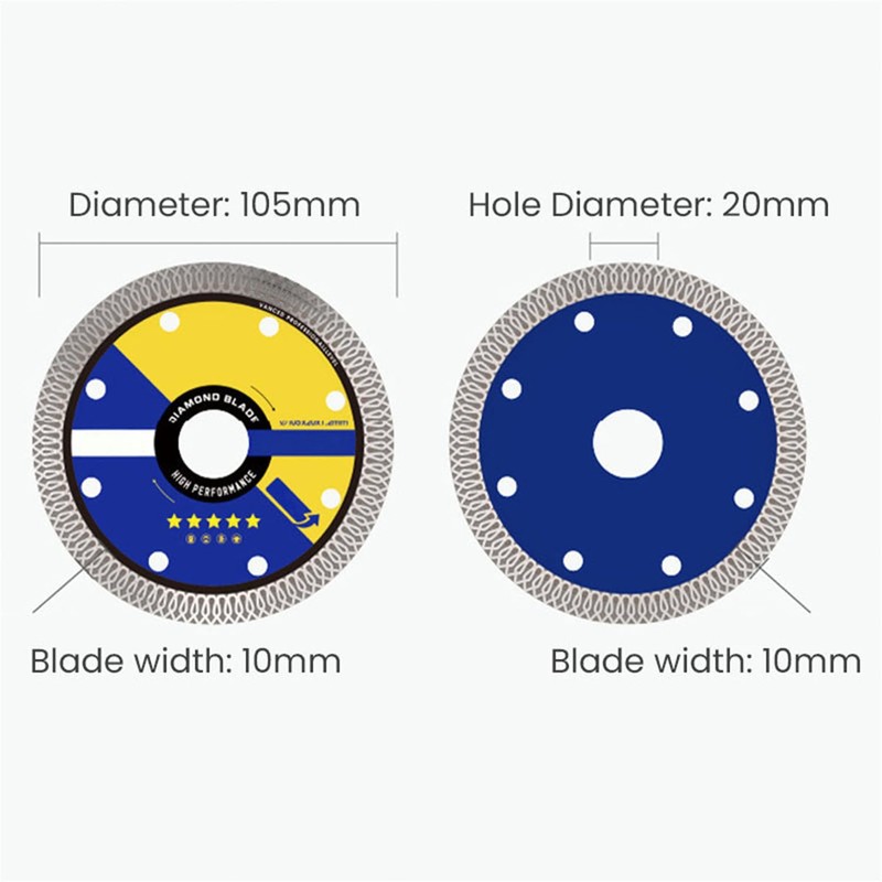 DYJAGYO Super Thin Ceramic Tile Cutting Discs, Diamond Cutting Wheel