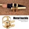 Alto Sax Saxophone ABS Mouthpiece with Cap Metal Buckle Reed