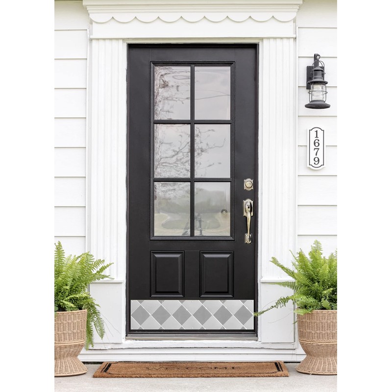 Deck the Door Decor | Door Kick Plate - Stainless