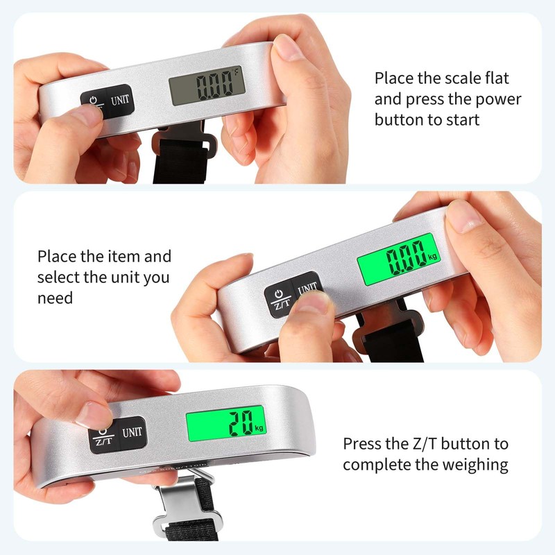 Blendura Luggage Scales, Digital Portable Luggage Weight Scale 110 lb/