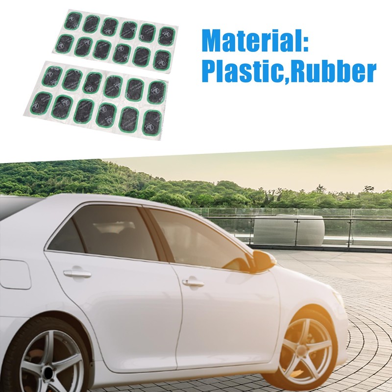 A ABSOPRO Car Motorcycle Inner Tyre Patch Repair Puncture Patches