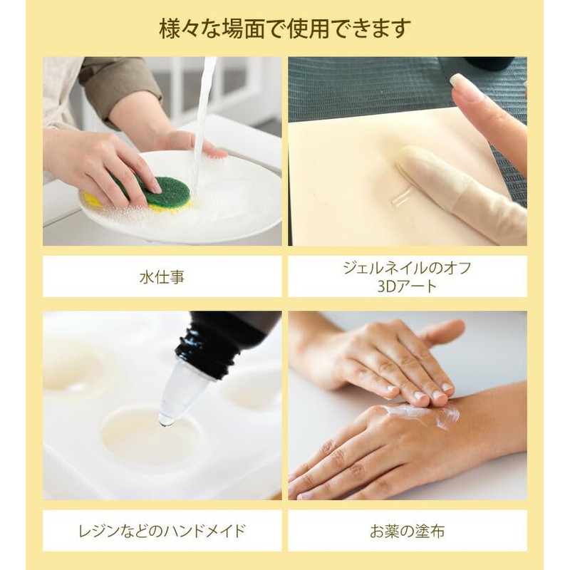 prendre PR-YUBISAKU02-2ST Finger Sack, Nail Protection, 200 Pieces, Finger Support,