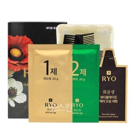 Ryeo Hwayunsaeng Gray Gray Cover Cream 120g gs - 3.0 dark brown / 려 화윤생 새치 커버 크림 120g gs - 3.0 흑갈색