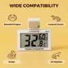 LXSZRPH Reptile Hygrometer and Thermometer High LCD Display Temperature Humidity