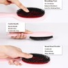 2 Pcs Hair Extension Brush Boar Bristle Hair Brush Used