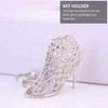 Lurrose High Heels Crystal Key Ring - Rhinestone Shoe Pendant