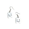 Cute Little Tooth Earrings Dangle Earrings for Hygienist Gift Funny