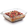 Libbey Baker's Premium Square Glass Casserole Bake Dish, 8-inch by