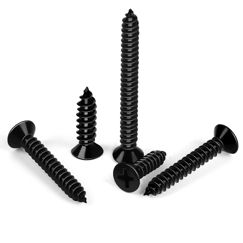 #10 x 1/2" Flat Head Wood Screw, Sheet Metal Screws,
