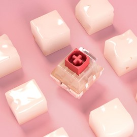 DRAOZA Kailh Box Pudding Switch RGB SMD 5 pin Switches Water-Proof for MX Mechanical Gaming Keyboard Compatible Cherry MX Switches（Kailh Pudding 72PCS ）