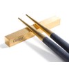 Cutipol GOA Black Gold Chopsticks + Chopsticks Rest Set G029G