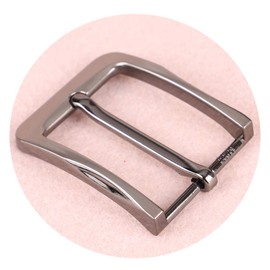 McFanBe 1.37 Inches (32-35mm) Alloy Belt Buckle Single Prong Square Replacement Buckle (Grey03)