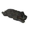 HomeRoots 24" Sleepy Bulldog Indoor Outdoor Statue