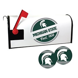 R and R Imports Michigan State Spartans Magnetic Mailbox Cover and Sticker Set