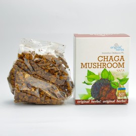 CHAGA MUSHROOM, INONOTUS OBLIQUUS PIL | Original Herbs Herbal Tea – Wild Crafted Herbs Tea –50g