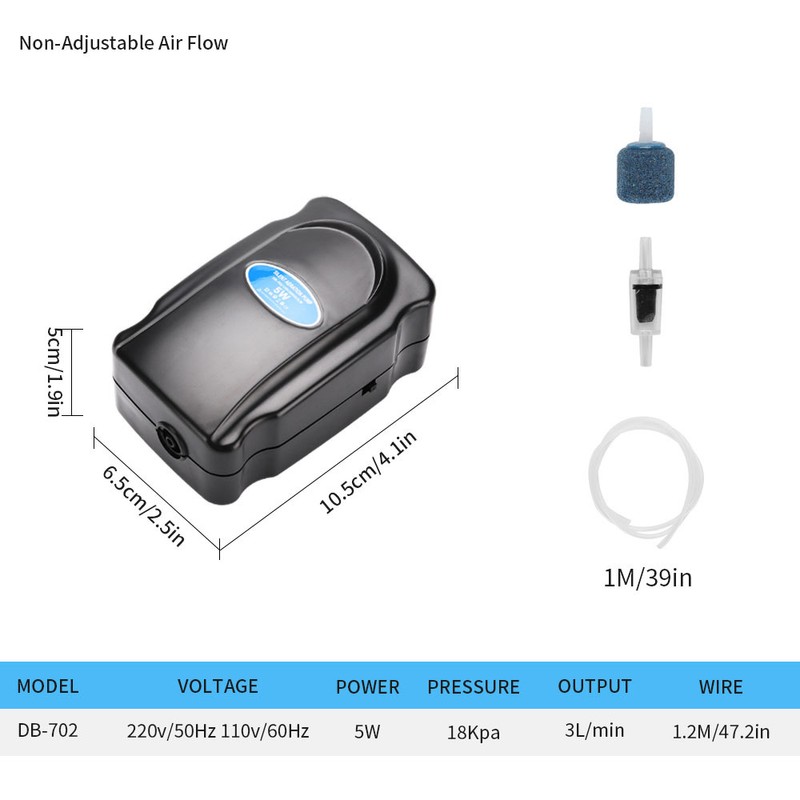 Air Pump Single Air Hole Aquarium Oxygen Pump Fish Tank