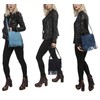 Womens Tassel Handbag - Fringe Design Bag - Soft Stylish
