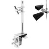 Drum Cow Bell Holder Clamp Adjustable Up or Down Durable