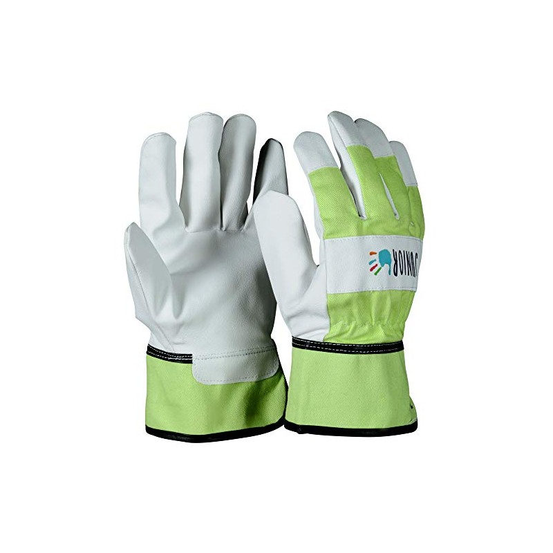 OX-ON Childrens Gardening Gloves 4-6 Years Green