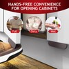 RVPEKUPE 1-Pack Under Cabinet Foot Pull with Adhesive and Screws,