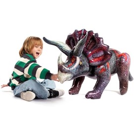 JOYIN Triceratops - Juguete inflable de dinosaurio de 43 pulgadas para decoración de fiestas, regalo de fiesta de cumpleaños para niños y adultos